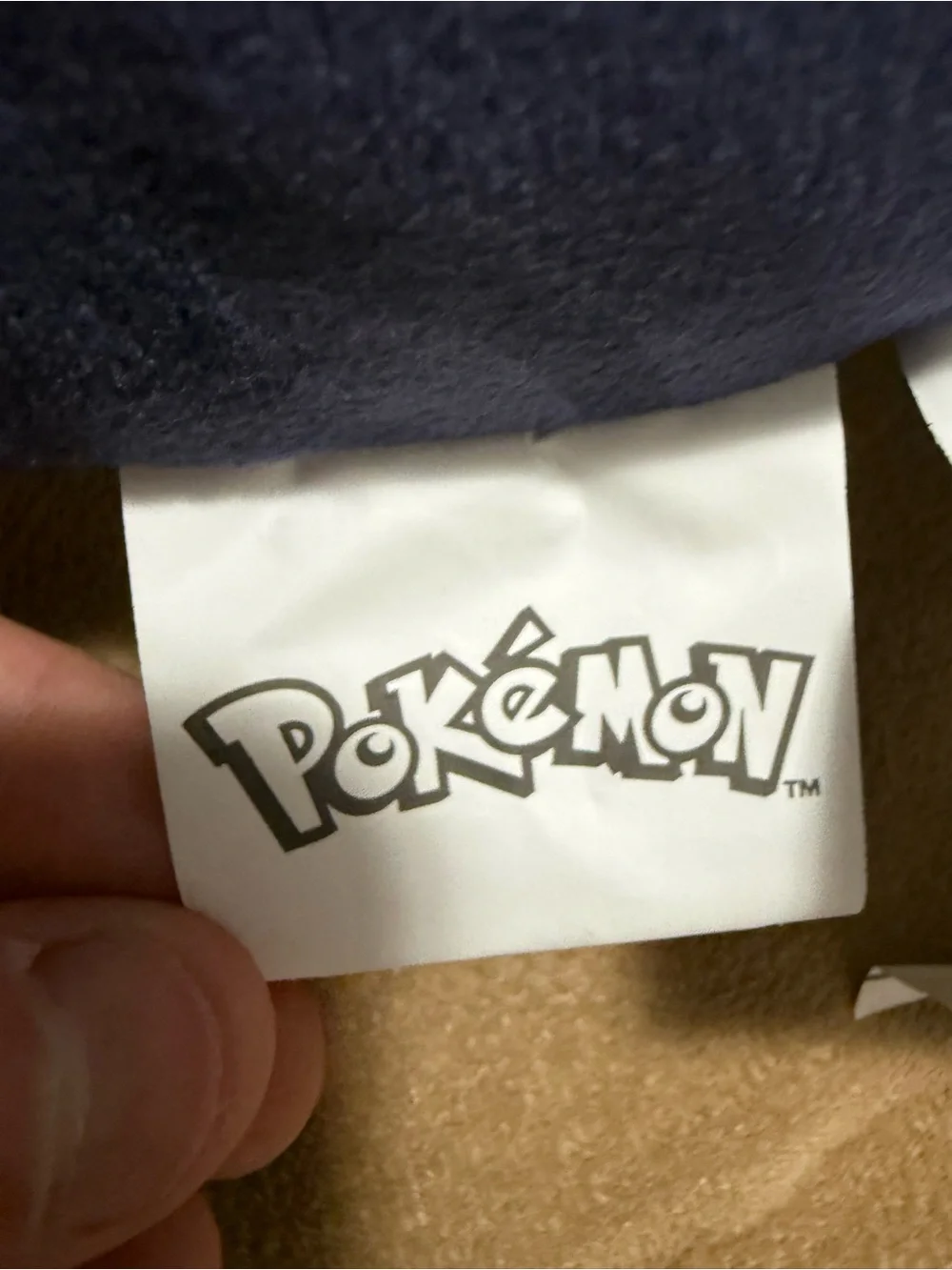 Pokemon Plush Pillow with Pikachu & Eevee on Navy Background